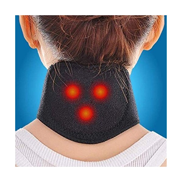 Protection cervicale auto-échauffante Douleurs chroniques au cou Support du cou et du cou pour les douleurs musculaires et ma