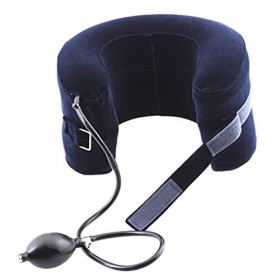 JJDD Vertèbre cervicale Traction Appareil, Gonflable pour Douleurs à la Tête, Cou, Cervicales, Épaules - Minerve Cervicale - 
