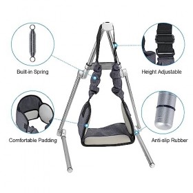 Hamac de Cou avec Support Pliable, Hamac Cervical Portable avec Montage Compact pour Détente et Relaxation, Soulager Fatigue 