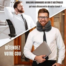 Ozental Coussin De Traction Cervicale Gonflable, Minerve Cou Air,Collier De Traction Cervical Femme/Homme, Hamac Cervicales P