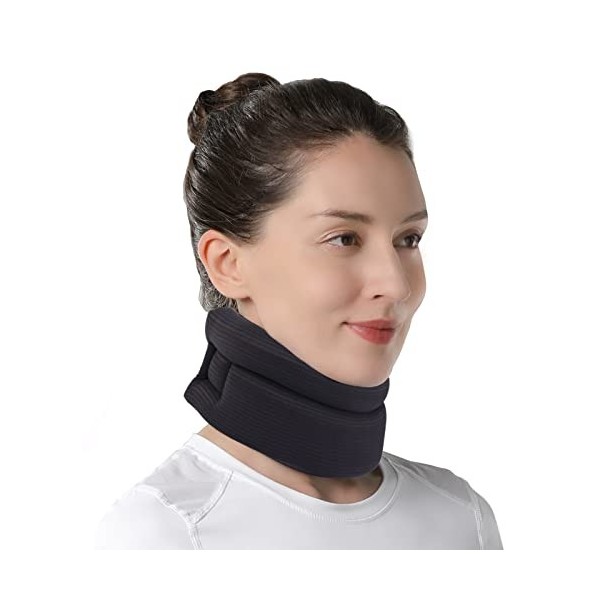 Willcom Collier Cervical, Minerve Cou Réglable Doux Pour Soulager Les Douleurs et Tensions Cervicales, Stabilise les Vertèbre