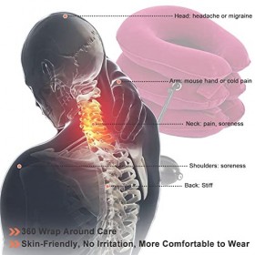 Collier Cervical, Neck Stretcher, Traction Cervicale, Cervical Traction, Traction Cervicale du cou Avec Pompe Plus Grande, So