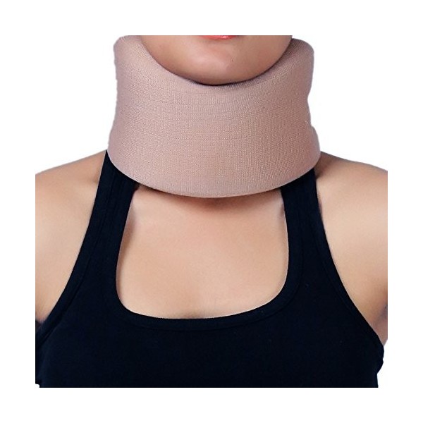 Healthgoodsau Réglable Souple En Mousse Complète Collier Cervical Minerve Pour Support De Cou Et Des Vertèbres | Soulage Les 