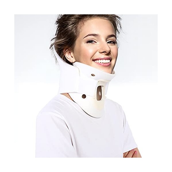 Dispositif de Traction cervicale, Collier de civière Collier Cervical réglable Soutien Cervical Doux pour Le soulagement des 