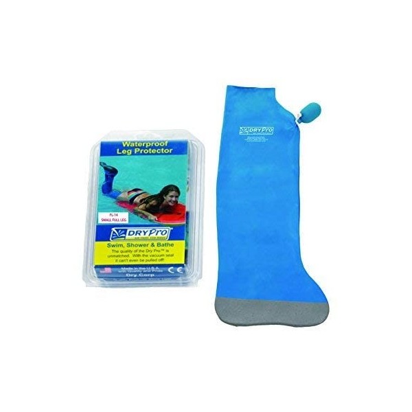 DryPro Housse imperméable pour jambe, protection de plâtre, bandage ou blessure leau - la plage, piscine douche Adultes et e