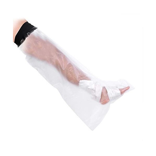 Lifeswonderful - Protection Imperméable pour les Plâtres et les Bandages - Pour la Douche ou le Bain - Jambe Adulte - Long