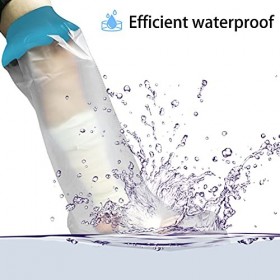 Protections pour Plâtre, Protection Platre pour Douche Demi Jambe Adulte Étanche Protège-Plâtre pour Orteil Jambe Pansement B