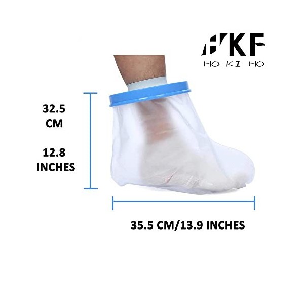 HKF HO KI HO Protège Platre Protection Étanche pour Adulte Pied,Protection Étanche pour Platre,protecteur de bandage utilisé 