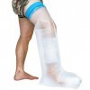 Housse de jambe de douche imperméable Kimihome, protecteur de pied imperméable en TPU, couvre-jambe adulte, garde le plâtre e