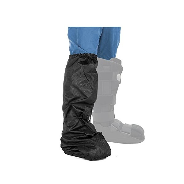 MYBOW Housse orthopédique médicale pour bottes de marche - Pour fracture de la cheville, pluie, hiver, neige - Imperméable - 