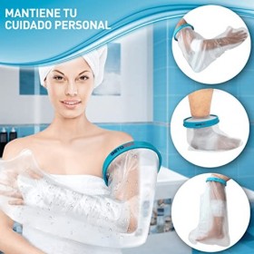 GETOREX Protection de skyole imperméable pour chevilles pour adultes pour pieds blessés, housse hermétique pour garder au sec