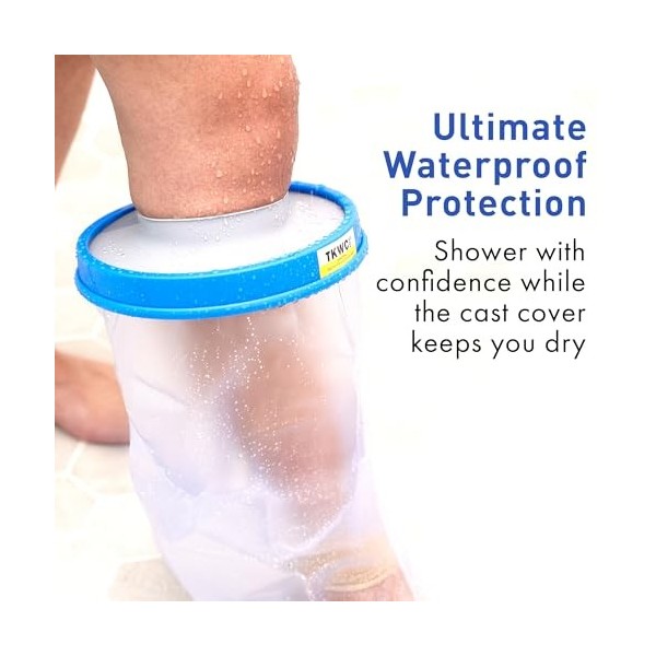 TKWC Inc 5738 Protection étanche pour les pieds dans la douche