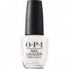 OPI Nail Lacquer - Vernis à Ongles classique - Kyoto Pearl - Couleur : blanc satiné - Qualité professionnelle - 15ml