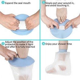 EVERCRYO Housse de protection imperméable - Pied adulte modèle II 