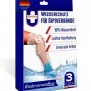 ElfenWerk® Lot de 3 protections de douche pour pieds [Réutilisable & taille universelle] pour bandage en plâtre | Protection 