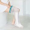Leg Cast Cover Bath Protection Leggings Adulte Longues Jambes 104Cm Long Pp Glue Silicone Matériel Sécurité Wound Covers Blue