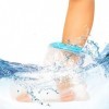 Couvre-pieds imperméable pour douche : protecteur de plâtre et de bandage pour le bain, couvre-plâtre transparent pour plâtre