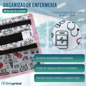 OrtoPrime SalvabolPoches Infirmières PLUS DE COMPARTIMENTS - Organisateur de soins infirmiers Poche Infirmière Organisateur -