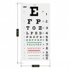 Tableau des yeux Snellen Eye Chart, 28 x 56 cm.