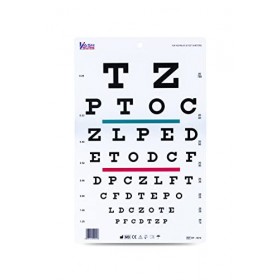 Snellen avec des lignes Rouge Vert 6,1&nbsp;m