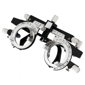 HEDUSA Cadre de lentille dessai Optique Utf-4880, entièrement réglable, Segments réfractifs Types universels, optométrie