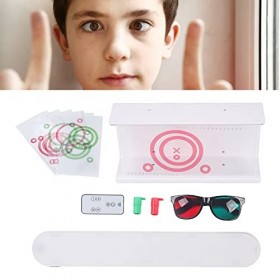 Tableau de Test de Basse Vision LEDDimages 6 Pièces Vectogrammes Verts Rouges Formation de Désinhibition de la Lumière LED p