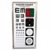 Boîte lumineuse à diagramme oculaire LED, 5 types de normes visuelles de détection avec marque de vue rouge-vert et marque de