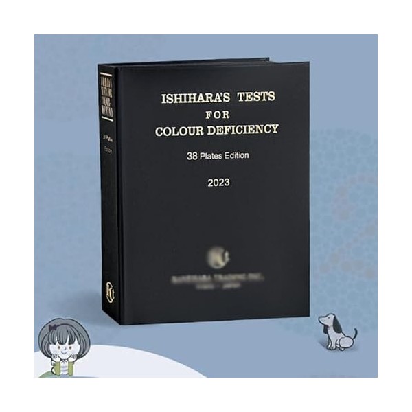 Ishihara Test Chart Books, Color Blind Test Chart, Distinguer Les Patients Daltoniens, Les Nombres Cachés Et La Conception de