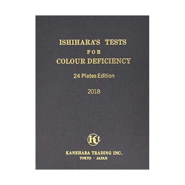 Ishihara Test pour chromatique – Livre de 24 feuilles