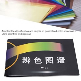 Test de Daltonisme, Daltonismo Test, Test de Daltonisme de Couleur Doptométrie, Tableaux de Test, Formes de Couleur, Livre d