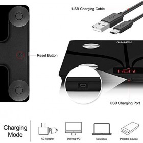 RENPHO Balance Pèse Personne Rechargeable USB, Balance Connecté Bluetooth Impedancemetre avec 13 Données Corporelles BMI/Mus
