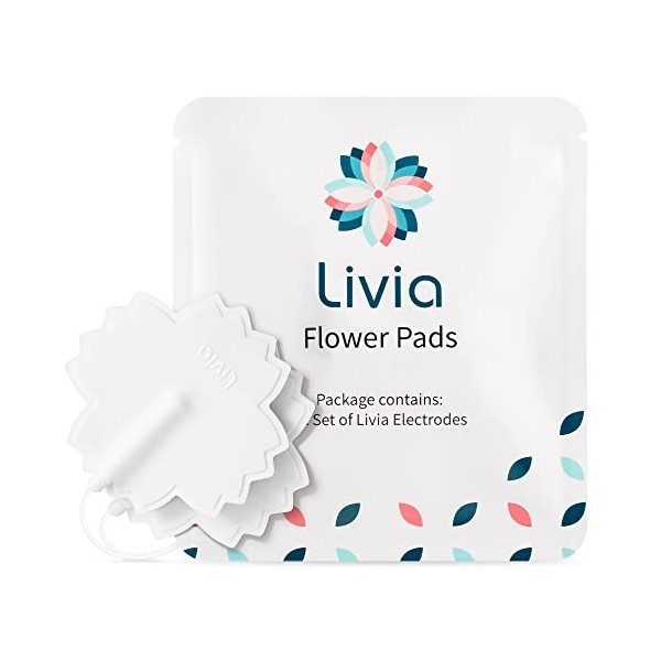 Livia Flower Pads| Le bouton stop pour les règles douloureuses| Soulagement des douleurs menstruelles et dendométriose| sans