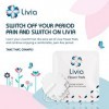 Livia Flower Pads| Le bouton stop pour les règles douloureuses| Soulagement des douleurs menstruelles et dendométriose| sans