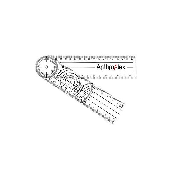 Anthroflex Lot De 4 Goniomètres : 30, 20 Centimètres, Doigt, Spinal