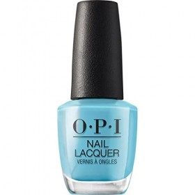 OPI Nail Lacquer - Vernis à Ongles classique - Can’t Find My Czechbook - Couleur : turquoise - Qualité professionnelle - 15ml