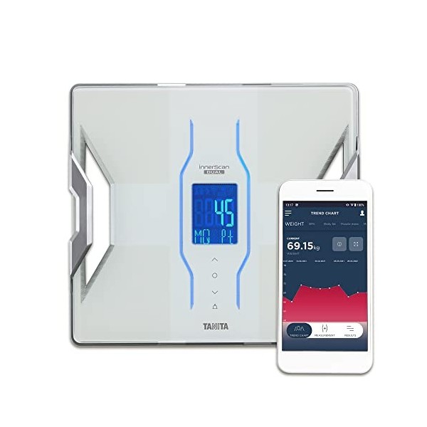 Tanita RD-953 Analyseur de composition corporelle Noir connecté Bluetooth My TANITA Healthcare App