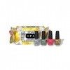 Vernis À Ongles Classique - Cracker de 4 minis vernis 4 x 3.75 ml OPI Collection Noël 2022 - Qualité Professionnelle - 15ml