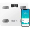 ZEEGMA Gewit balance pese, personne analyse détaillée de 17 paramètres corporels, application smartphone dédiée, écran LCD, m