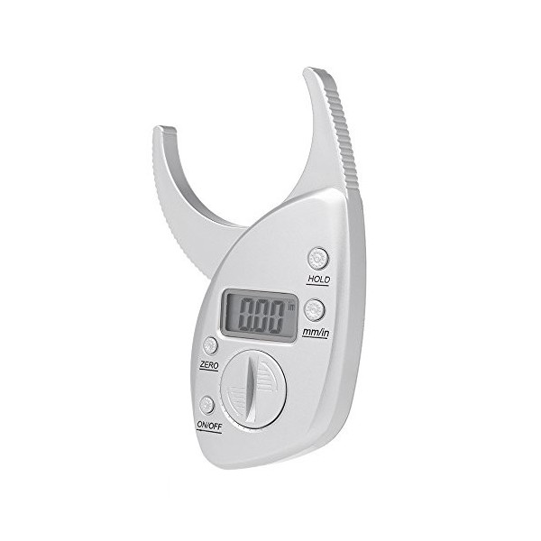 Sunydog-Digital Body Fat Caliper Skinfold Caliper Affichage LCD Skin Muscle Testeur Analyseur Mesure de la graisse électroniq