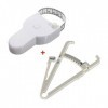 CALIPERS BODY FAT AVEC MANUEL & BODY FAT TAPE MESURE