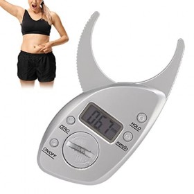Eujgoov Body Fat Caliper, LCD Digital Skin Fat Tester Skin Fat Tester Bmi Calculator