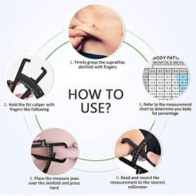 Pied à coulisse et mètre ruban, 2 en 1 pour mesurer avec précision lIMC, la peau et le corps