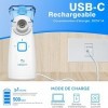 Meowyn Nebulisateur Inhalateur pour Adultes et Enfants, Aerosol Rechargeable USB-C avec Conception Portable, Facile à Utilise