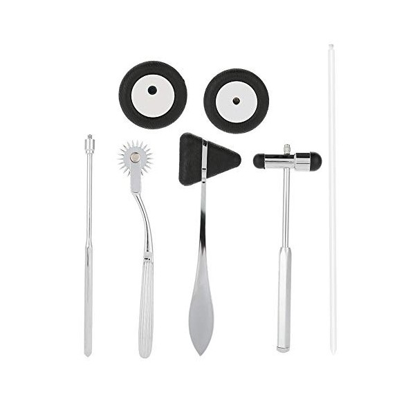 Marteau reflexe medical, Marteau neurologique 5 en 1 Kit de percussion pour soins de santé du marteau du réflexe du muscle