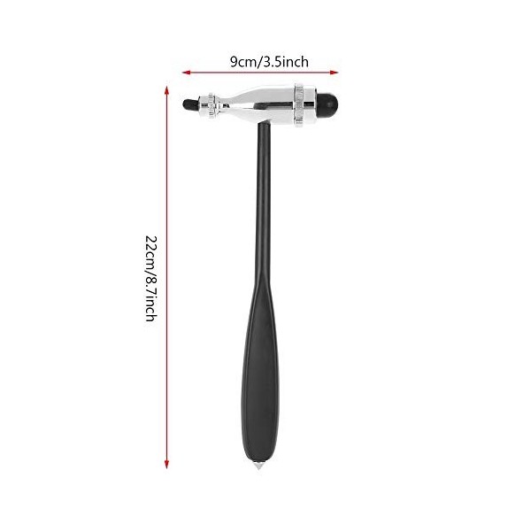 Reflex Hammer, Marteau soins neurologiques à percussion Marteau Muscle Reflex diagnostic Marteau santé jambe arrière Massage 