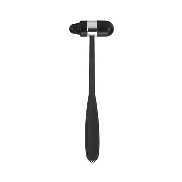 Marteau Réflexe Dexamen Neurologique, Marteau Réflexe à Percussion à Tête en Silicone en Forme de T avec Pointe Pointue et L