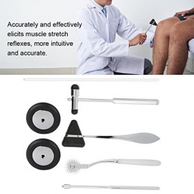 Marteau à réflexes, marteau à réflexes et fourche daccordage, 5 en 1 - Marteau neurologique - Marteau à réflexes musculaires