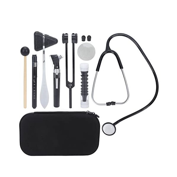 Kit de Percussion Réflexe, Ensemble de Percussion Neurologique Polyvalent avec Sac de Rangement pour les Tests de Réflexe Phy