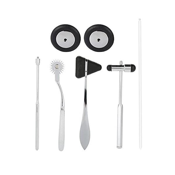 Ensemble Dinstruments Médicaux pour Marteau Neurologique pour Adultes, Kit de Percussions de Soins de Santé pour Marteau de 