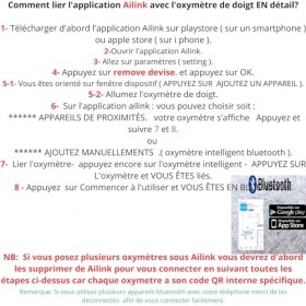 Oxymetre de doigt professionnel-oxymètre de doigt-4 paramètres SpO2,PR, PI, RR -Certifier-Oxymetre de doigt bluetooth-oxymetr
